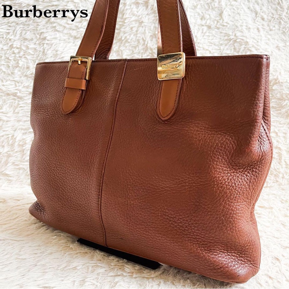 Pre Owned Burberry Leather Bag